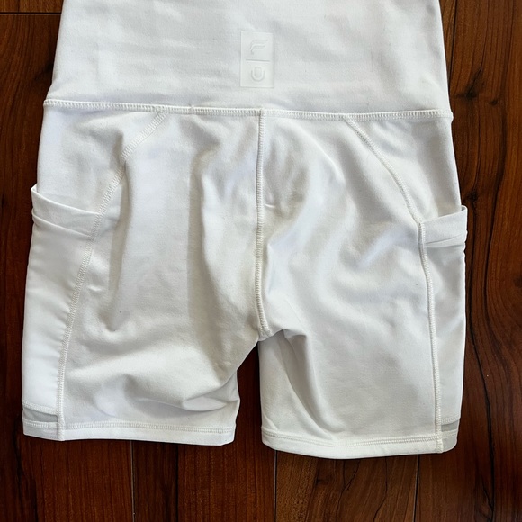 Pristine White Fabletics Powerhold Athleisure Set - Picture 8 of 10